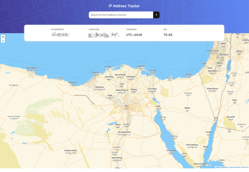 IP Address Tracker